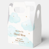 Neutrale Cloud Nine Stars Babydusche Geschenkschachtel (Geöffnet)