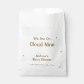 Neutrale Cloud Nine Stars Babydusche Geschenktütchen (Vorderseite)