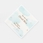Neutrale Cloud Nine Stars Babydusche Serviette (Ecke)