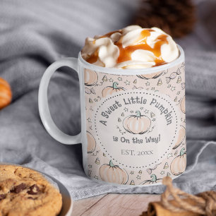 Neutrale Creme des Geschlechts Little Pumpkin Mama Kaffeetasse