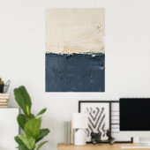 Neutrale Creme-Impasto-Strukturputz Abstract Mi Poster (Heimbüro)