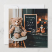 Neutrale digitale Schwangerschaftsankündigung Feiertagskarte (Vorderseite)