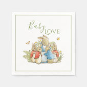 Neutrale Dusche bei Kaninchen Serviette (Vorderseite)