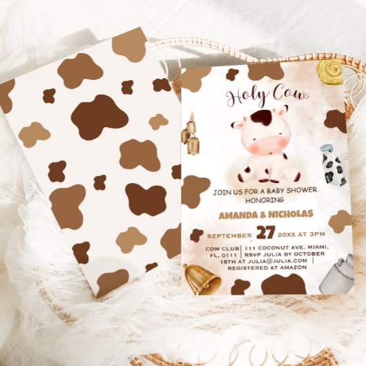 Neutrale Dusche für die Babydusche der heiligen Ku Einladung