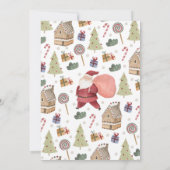 Neutrale Dusche für männliche Kinder Einladung (Rückseite)