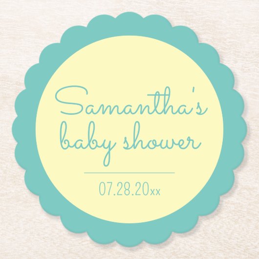 Neutrale Duschkabeln für Geschlechter - Untersetze Untersetzer (Vorderseite)