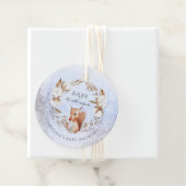 Neutrale Eichhörnchendusche für das Wintergeschlec Geschenkanhänger (Beispiel)