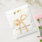 Neutrale, einfache Bow-Babydusche Geschenktütchen (Versiegelt)