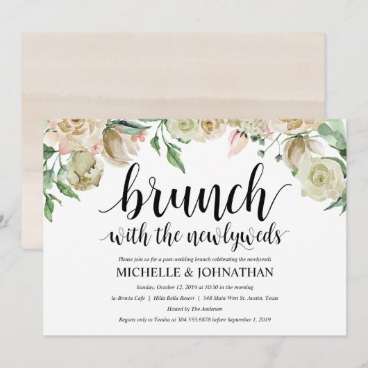 Neutrale Einladung (Vorne/Hinten)