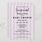 Neutrale Einladung für Babydusche (Vorne/Hinten)