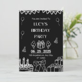 Neutrale Einladungen (Stehend Vorderseite)