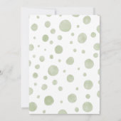 Neutrale Elefantendusche Einladung (Rückseite)