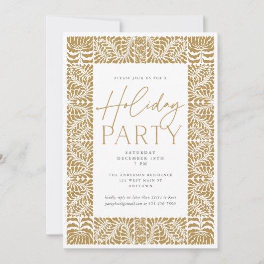 Neutrale Elegante Kunst & Kunsthandwerk Einladung (Vorderseite)