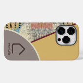 Neutrale Eleganz mit Abstrakten Akzenten Logo Case-Mate iPhone Hülle (Rückseite (Horizontal))