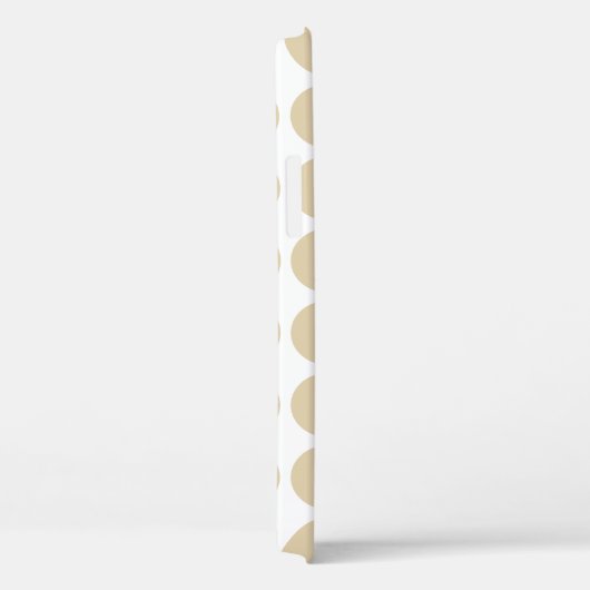 Neutrale Elfenbeinpunkte Case-Mate iPhone Hülle (Rückseite / Rechts)