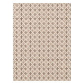 Neutrale Erde Royal Fleur-de-lis Stil Tischdecke (Vorderseite)
