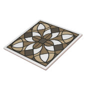 Neutrale Erdtöne Glas-Look Fliese (Seite)