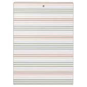 Neutrale Erdtöne Klemmbrett (Rückseite)