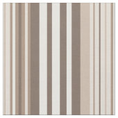 Neutrale Erdtöne Streifen Muster Design Stoff (Nahaufnahme)