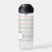 Neutrale Erdtöne Trinkflasche (Rückseite)