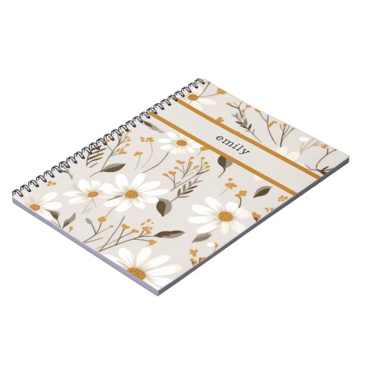 neutrale Fall-Foliage Notizblock (Linke Seite)