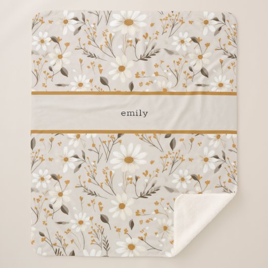 neutrale Fall-Foliage Sherpadecke (Vorderseite)