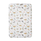 Neutrale Farbdarstellung bei Katzen Badematte (Vorderseite Vertikal)