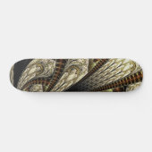Neutrale Farbe des zeitgenössischen Fraktal Design Skateboard (Horizontal)