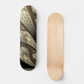 Neutrale Farbe des zeitgenössischen Fraktal Design Skateboard (Vorderseite)