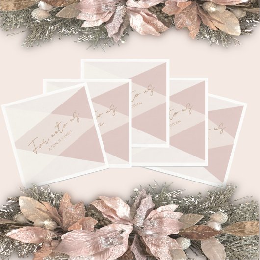 Neutrale Farbe für uns Kind ist Geboren Napkins Serviette