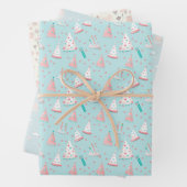 Neutrale Farben und Themen Geschenkpapier Set (Beispiel)