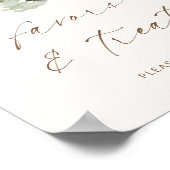 Neutrale Favoriten für das Walderlebnis + Leckerei Poster (Ecke)