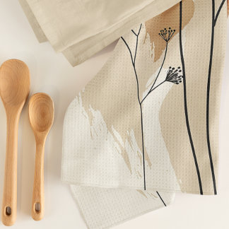 Neutrale Flora Geschirrtuch