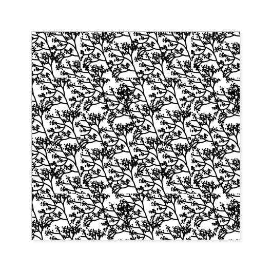 neutrale Foliage Gummistempel (Prägung)