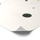 Neutrale Formen mit Punktmuster Poster (Ecke)