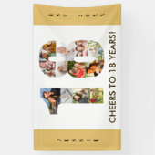 Neutrale Foto Collage der 18. Geburtstagspartei Banner (Vertikal)