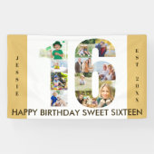 Neutrale Foto Collage der benutzerdefinierten 16. Banner (Horizontal)