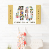 Neutrale Foto Collage des benutzerdefinierten 40. Banner (Insitu)