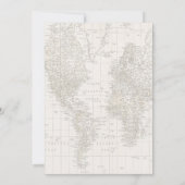 Neutrale Gelbballon-Babydusche Einladung (Rückseite)