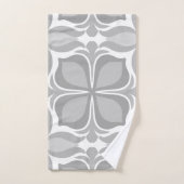 Neutrale geolmetrische Fliesen Badhandtuch Set (Handtuch)