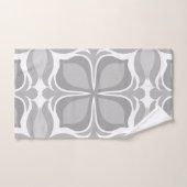 Neutrale geolmetrische Fliesen Badhandtuch Set (Handtuch)