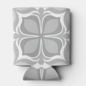 Neutrale geolmetrische Fliesen Dosenkühler (Rückseite)