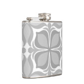 Neutrale geolmetrische Fliesen Flachmann (Rechts)