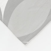 Neutrale geolmetrische Fliesen Fleecedecke (Ecke)