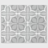Neutrale geolmetrische Fliesen Geschenkpapier (Flach)