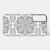 Neutrale geolmetrische Fliesen Samsung Galaxy Hülle (Rückseite (Horizontal))