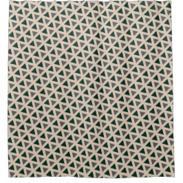 Neutrale geometrische Dreiecks-Duschvorhang Duschvorhang