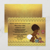 Neutrale Gold-Zickzack Buchanfrage für ethnische G Postkarte (Vorne/Hinten)