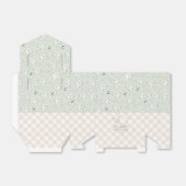 Neutrale grüne Mama und Baby Ghost Baby Dusche Geschenkschachtel (Ungefaltet)