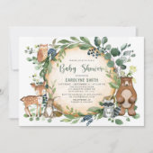 Neutrale Grünpflanzen für männliche Jungtiere Einladung (Vorderseite)